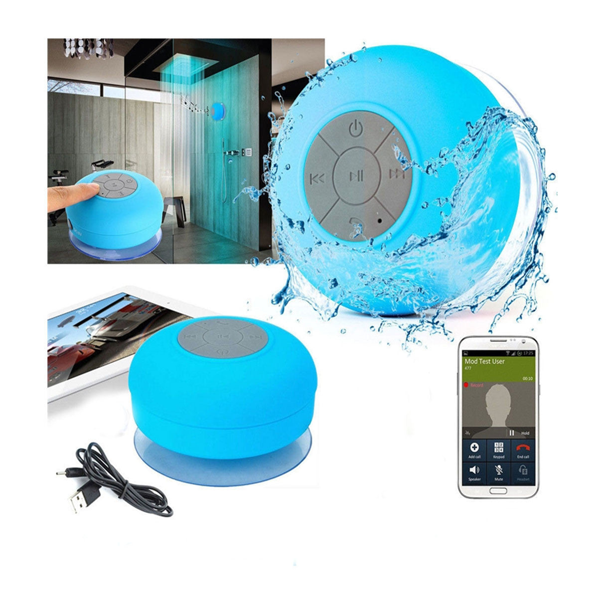AquaBeat™ Pro – Parlante Impermeable Bluetooth